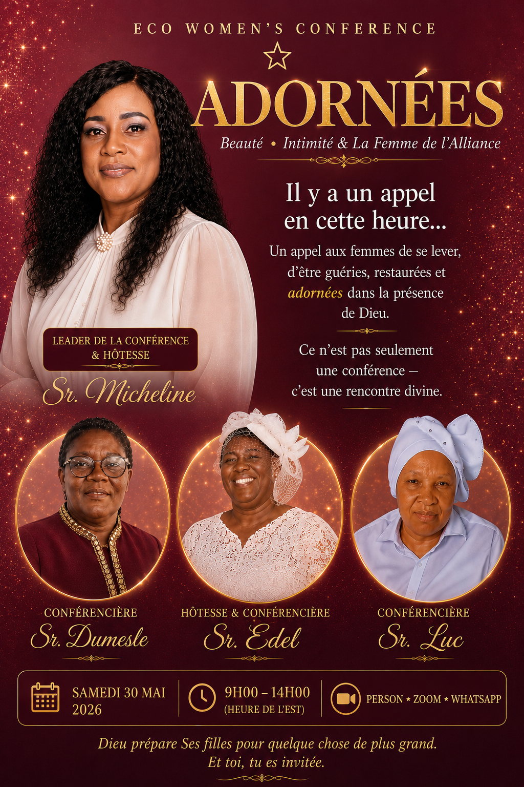 Affiche Orn&eacute;e : Conf&eacute;rence des Femmes ECO 2